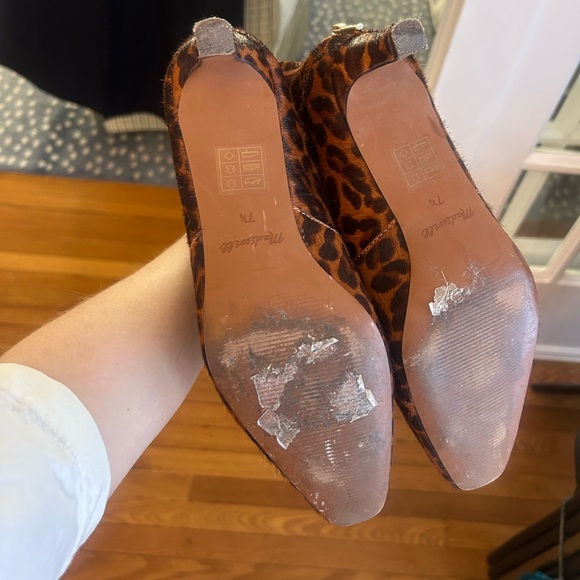 Madewell Leopard Print Ankle Boots - Picture 5 of 5